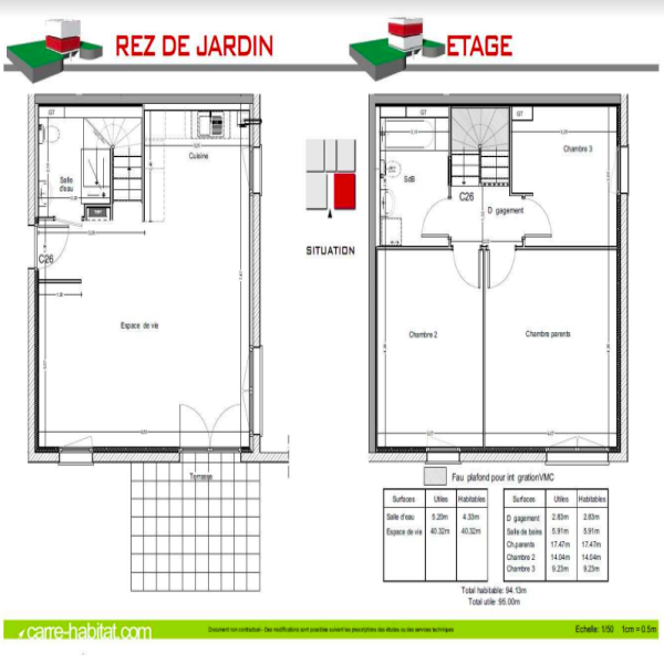 Offres de location Duplex Mulhouse 68100