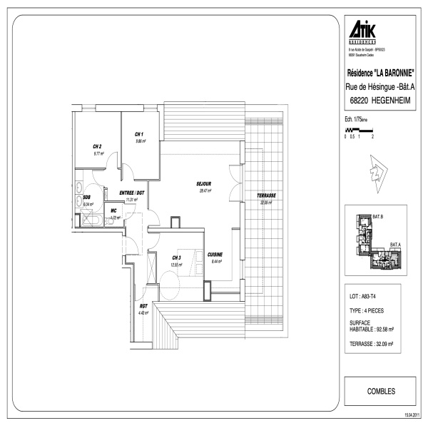 Offres de location Appartement Hégenheim 68220